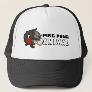 Ping Pong Animal Binturong Tischtennis Cartoon Truckerkappe