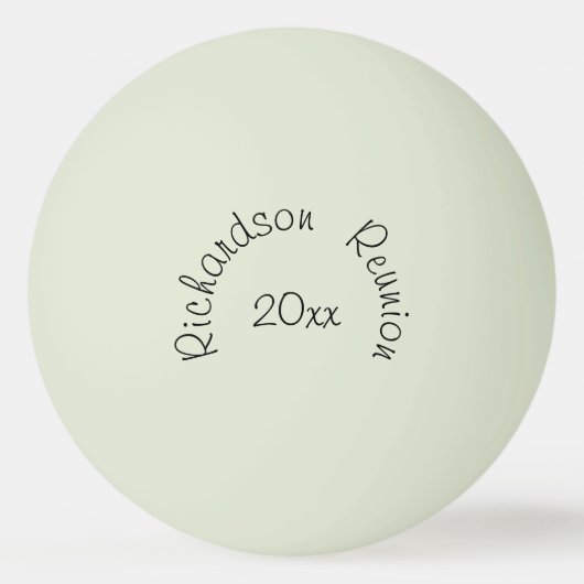 Ping Pong Ball - Family Wiedersehen Tischtennisball (Rückseite)