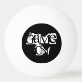 Ping Pong Ball Game On Tischtennisball (Vorderseite)