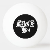 Ping Pong Ball Game On Tischtennisball (Rückseite)