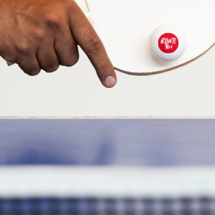 Ping Pong Ball Game On Tischtennisball