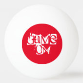 Ping Pong Ball Game On Tischtennisball (Rückseite)