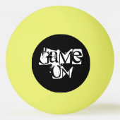 Ping Pong Ball Game On Tischtennisball (Rückseite)