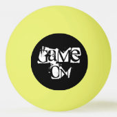 Ping Pong Ball Game On Tischtennisball (Vorderseite)