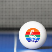 Ping Pong Ball mit Flag von St. Petersburg Tischtennisball (Netto)