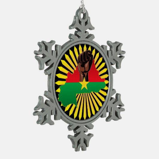 Ping Pong Ball Schneeflocken Zinn-Ornament (Links)