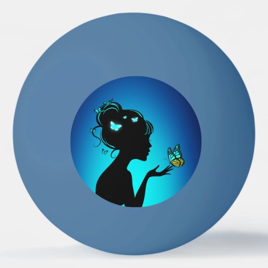 Ping-Pong-Ball Tischtennisball (Rückseite)