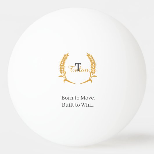 Ping-Pong-Ball Tischtennisball (Vorderseite)
