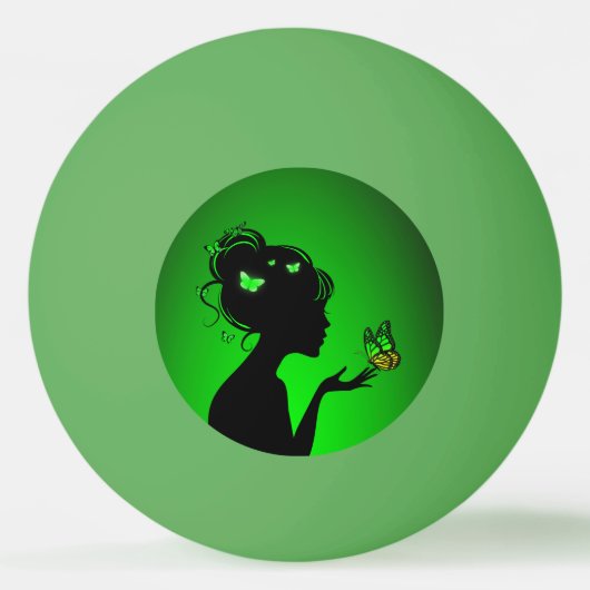 Ping-Pong-Ball Tischtennisball (Vorderseite)
