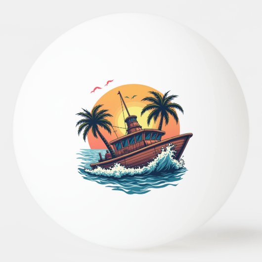 Ping Pong Ball Tischtennisball (Vorderseite)