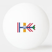 Ping Pong Ball Tischtennisball (Rückseite)