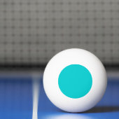 Ping Pong Ball - Türkisfarbener Innenkreis Tischtennisball (Netto)