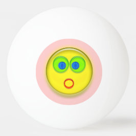 Ping Pong Ball - Überraschendes Sonnengesicht auf Tischtennisball