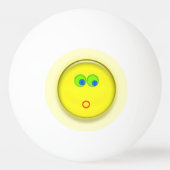 Ping Pong Ball - Überraschendes Sonnengesicht auf Tischtennisball (Rückseite)
