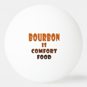 PING PONG BALLS - BOURBON ist Comfort Food Tischtennisball