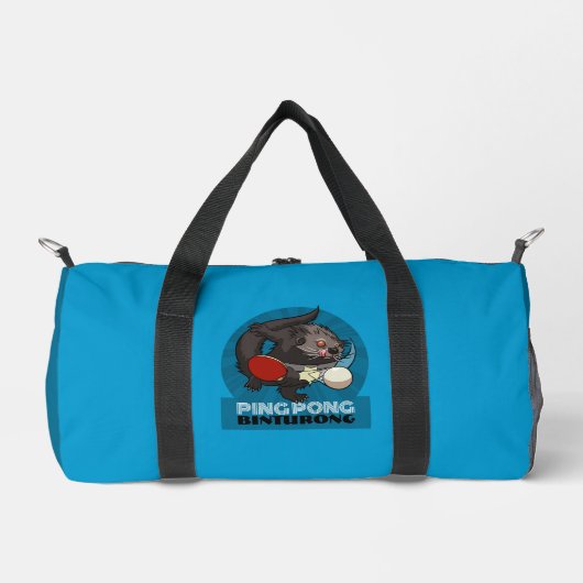 Ping Pong Binturong Tischtennis Player Bearcat Duffle Bag (Vorderseite)