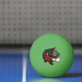 Ping Pong Binturong Tischtennis Player Bearcat Tischtennisball (Netto)
