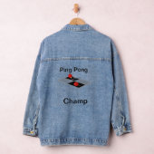 Ping Pong Champ, Ladys Denim Jacket Jeansjacke (Hangar)