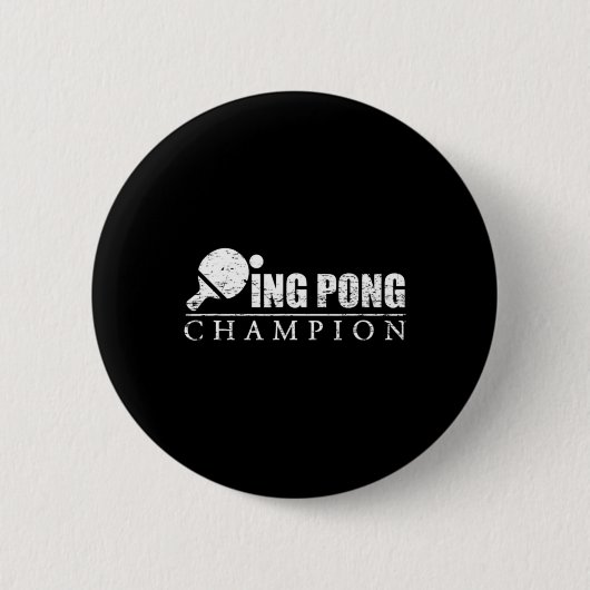Ping Pong Champion Button (Vorderseite)