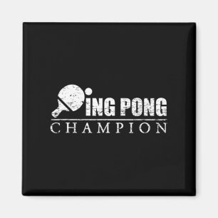 Ping Pong Champion Magnet