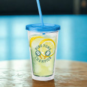 Ping Pong Champion Personalisiert Acrylic Tumbler Acryltrinkbecher