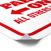 Ping Pong Champion Schild, Champion Parkplatz Schi Poster (Ecke)