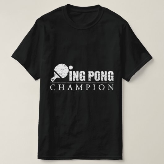 Ping Pong Champion T-Shirt (Design vorne)