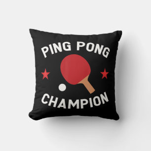 Ping Pong Champion Tischtennis Lover Geschenk Kissen