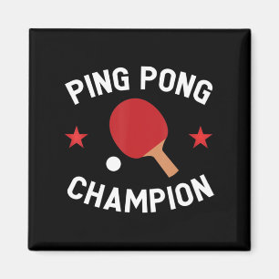 Ping Pong Champion Tischtennis Lover Geschenk Magnet