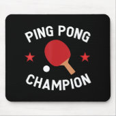 Ping Pong Champion Tischtennis Lover Geschenk Mousepad (Vorne)