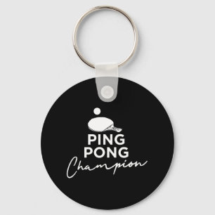 Ping Pong Champion Tischtennis Schlüsselanhänger