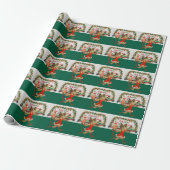 Ping Pong Christmas Themed for Siamese Cat Lovers  Geschenkpapier (Ungerollt)