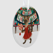 Ping Pong Christmas Themed for Siamese Cat lovers  Ornament (Vorderseite)