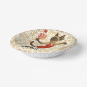  Ping Pong Christmas themed for Siamese Cat lovers Pappteller (Gewinkelt)