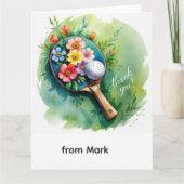 Ping Pong Dankeskarte (Vorderseite)