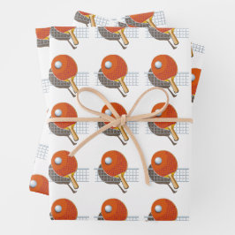 Ping Pong Geschenkpapier Set