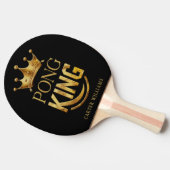 Ping Pong King Gold Crown Personalisiert Tischtennis Schläger (Seitenansicht)
