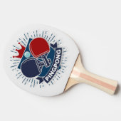 Ping Pong King Ping Pong Paddle Tischtennis Schläger (Seitenansicht)