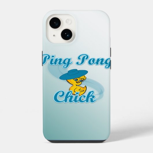 Ping Pong Küken #3 iPhone Hülle (Rückseite)