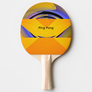 Ping Pong Logo Tischtennis Schläger