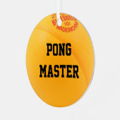 Ping Pong Lover Personalisierte Ornamente (Vorderseite links)