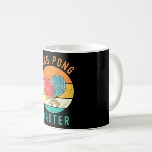 Ping Pong Master Kaffeetasse (VorderseiteRechts)