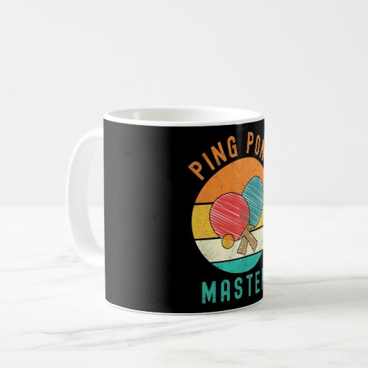 Ping Pong Master Kaffeetasse (Vorderseite Links)