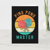 Ping Pong Master Karte (Vorderseite)