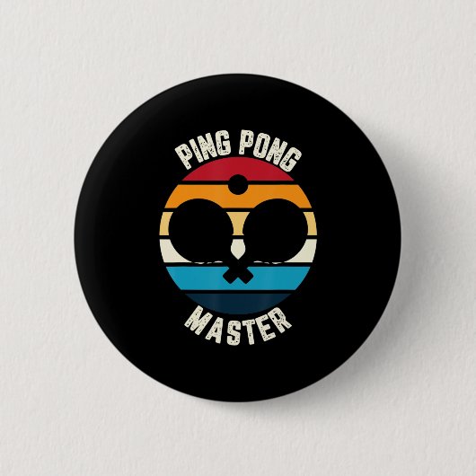 Ping Pong Master Table Tennis Button (Vorderseite)