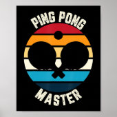 Ping Pong Master Table Tennis Poster (Vorne)