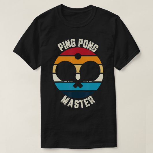 Ping Pong Master Table Tennis  T-Shirt (Design vorne)