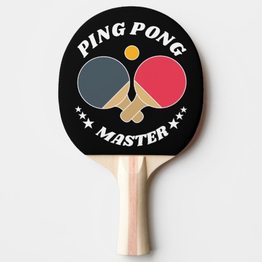 Ping Pong Master - Tischtennis Lover ist für Sie m Schläger (Vorderseite)