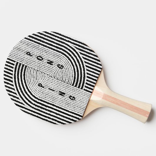 Ping Pong Modernes Design Ping Pong Paddle Tischtennis Schläger (Seitenansicht)
