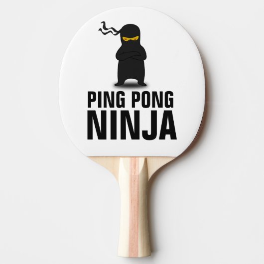 PING PONG NINJA FUNNY PADDLES TISCHTENNIS SCHLÄGER (Vorderseite)